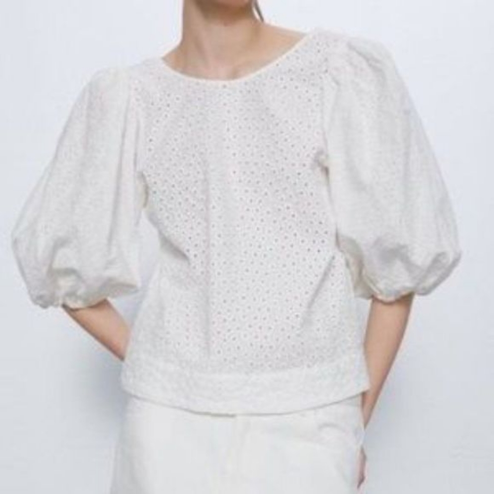 Zara the Robin Peasant Cottage Core Blouse Small